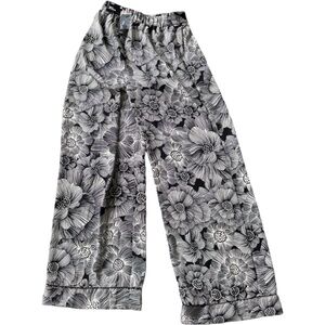 Express Monochrome Floral Pants